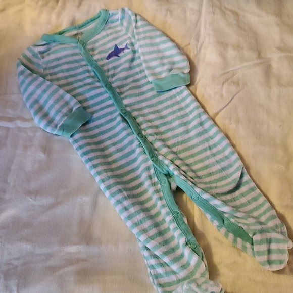 terry cloth footed pajamas